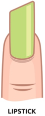 Lipstick Nail Shape