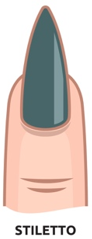 Stiletto Nail Shape