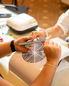 Nail Extensions Yellow Orchid Salon